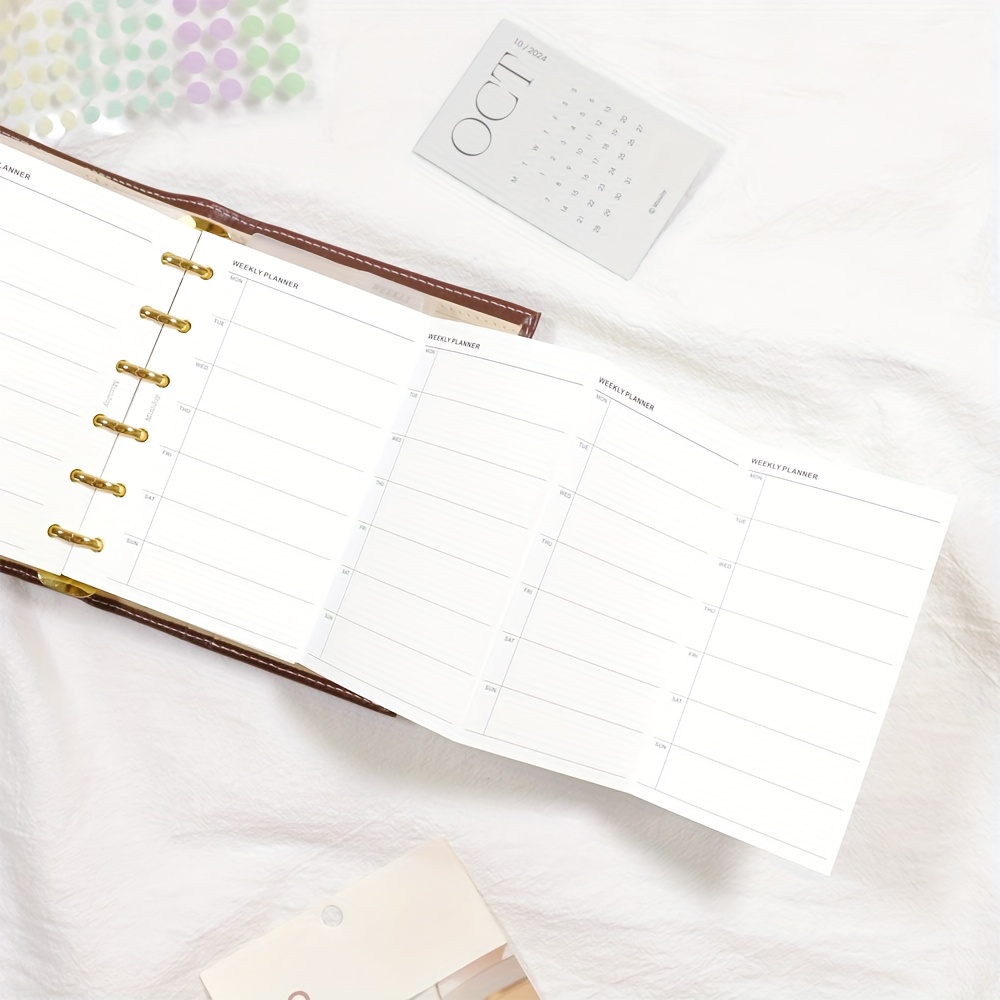 Meal Prep Planner - Fromthenon 10 Folhas A6/A7: Refil Fácil