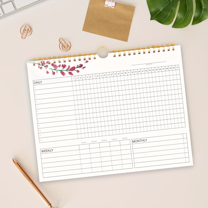 Meal Prep Planner - 1pc habitat rastreador calendário para fazer