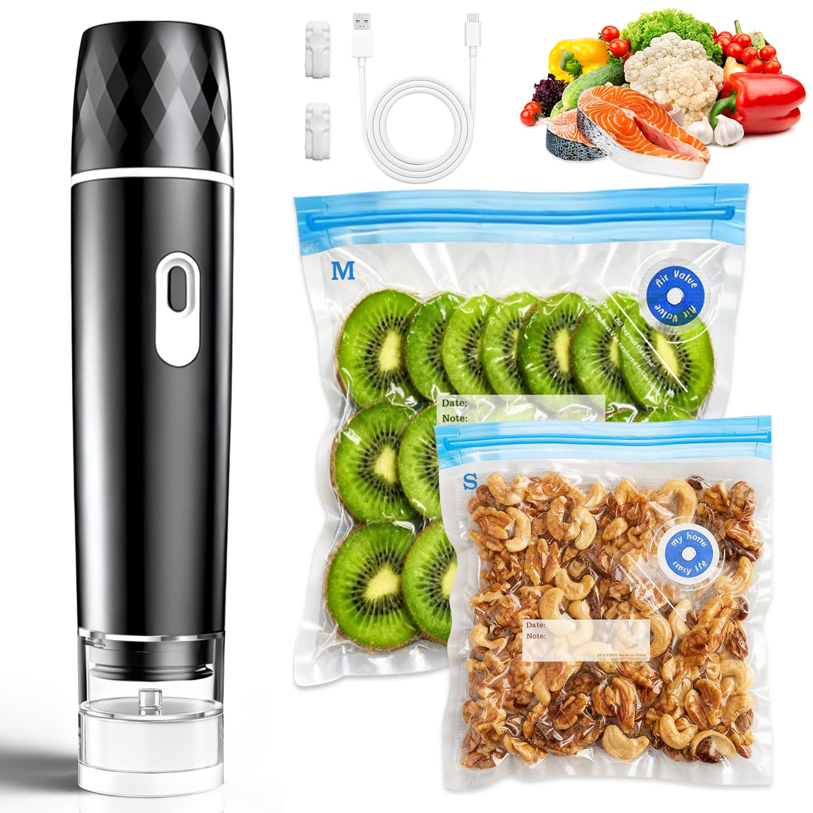 Meal Prep Co - Seladora a Vácuo de Alimentos, Máquina
