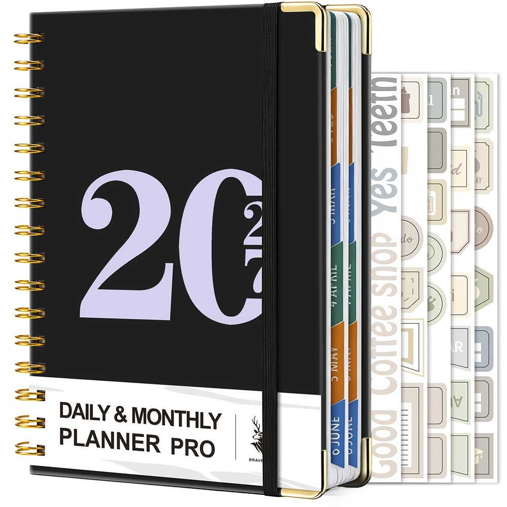 Meal Prep Planner - Agenda Diária 2027 com Encadernação em