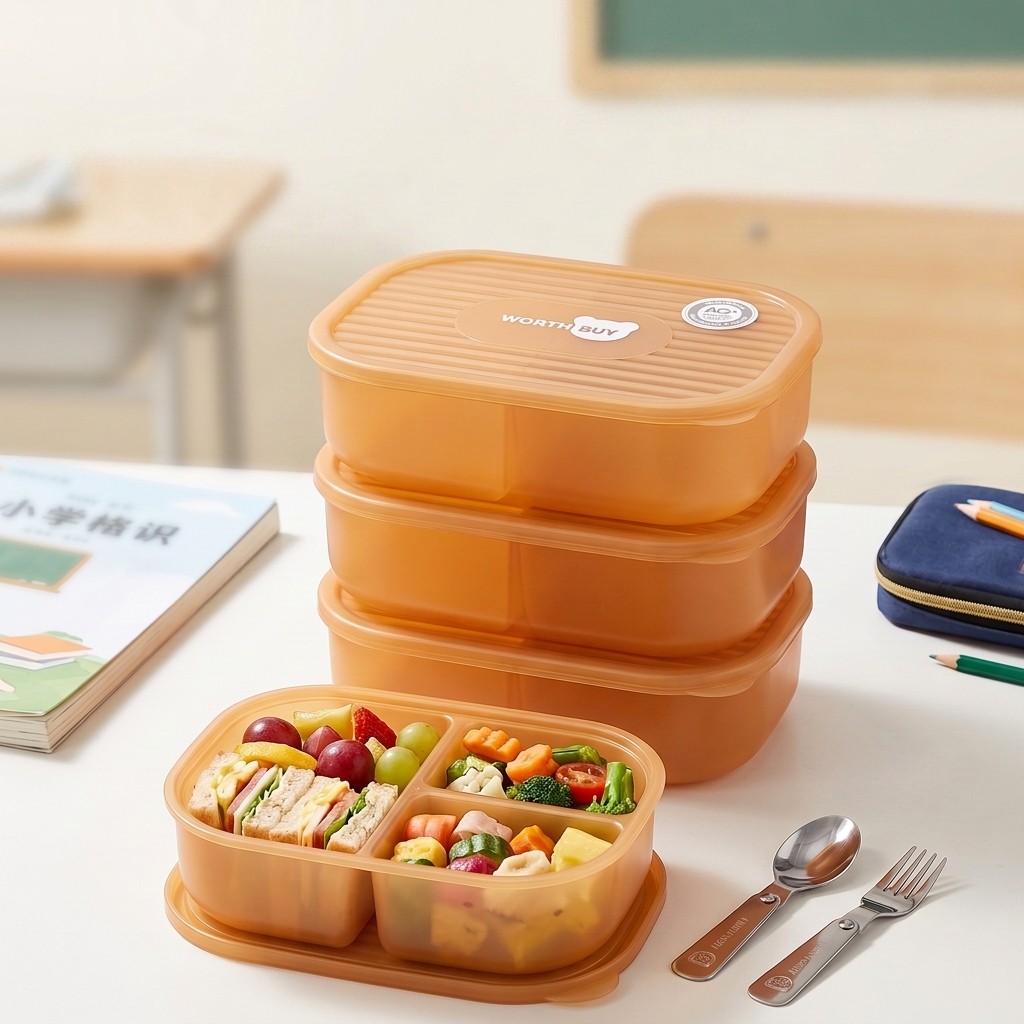 Meal Prep Japanese - Caixa de Almoço Plástica Japonesa para
