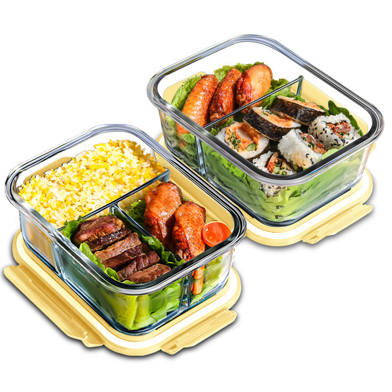 Meal Prep Jar - Caixa de Vidro para Conservação de