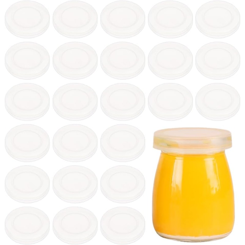 Meal Prep Jar - 48 tampas do frasco de iogurte