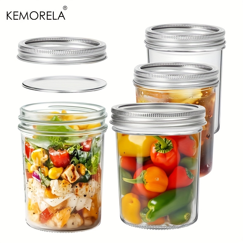 Meal Prep Jar - Kemeela frascos de pedreiro 350ml com