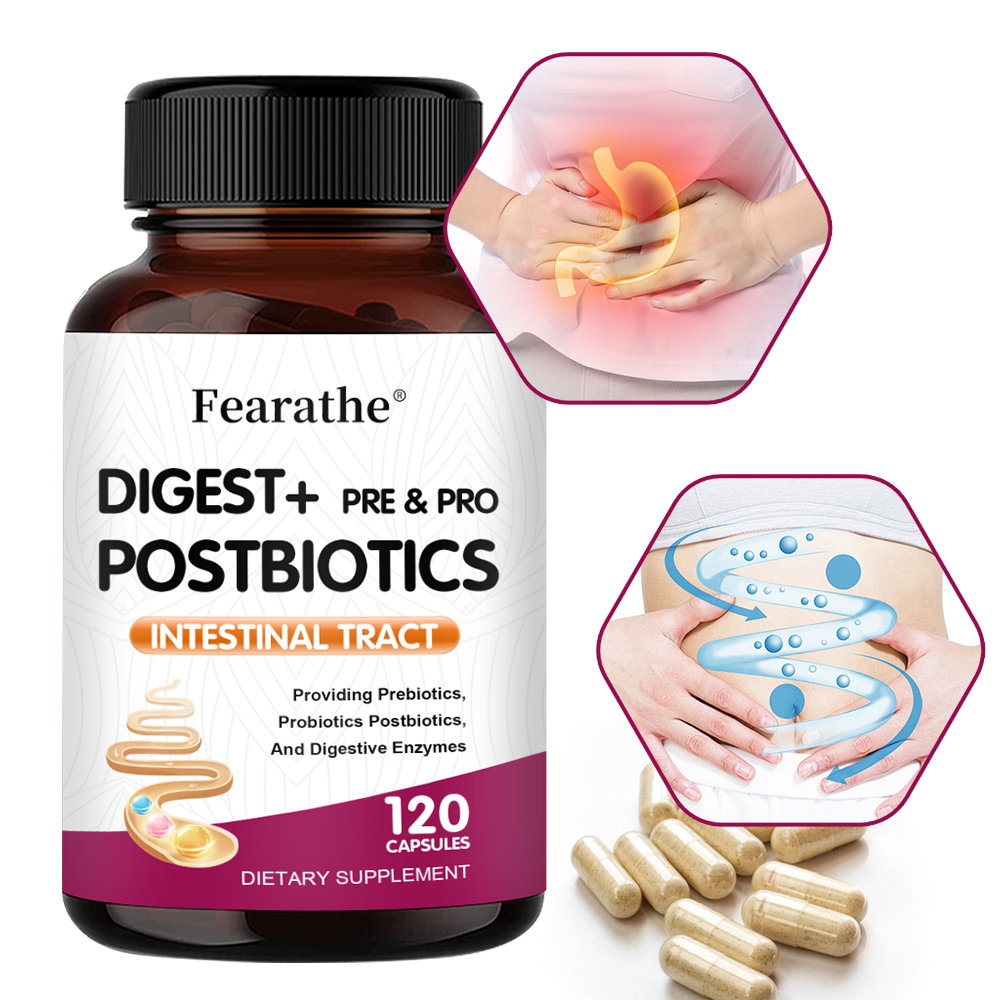 Meal Prep Co - Cápsulas digestivas + prebióticos + probióticos