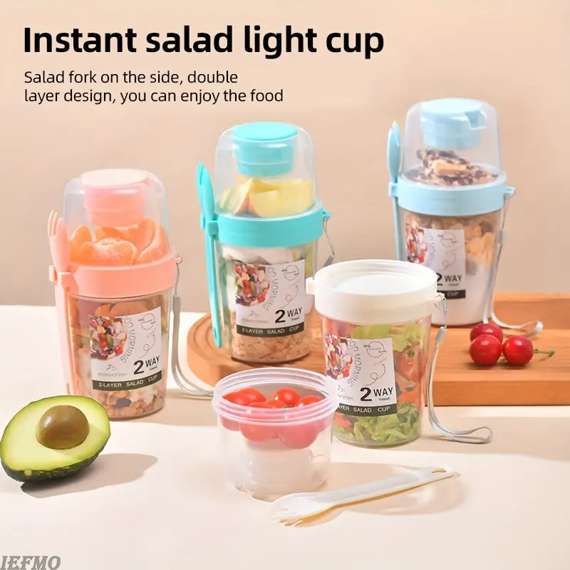 Conjunto de tigelas para salad - Meal Prep Yogurt Cups avaliação e preço