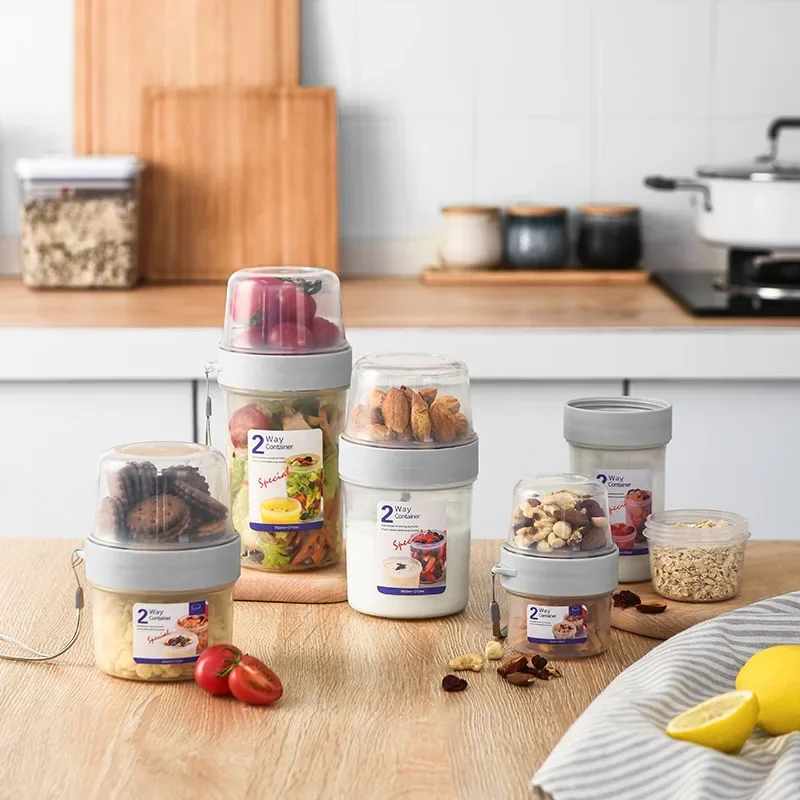 Copos Portáteis para Café da M - Meal Prep Oatmeal Jars avaliação e preço