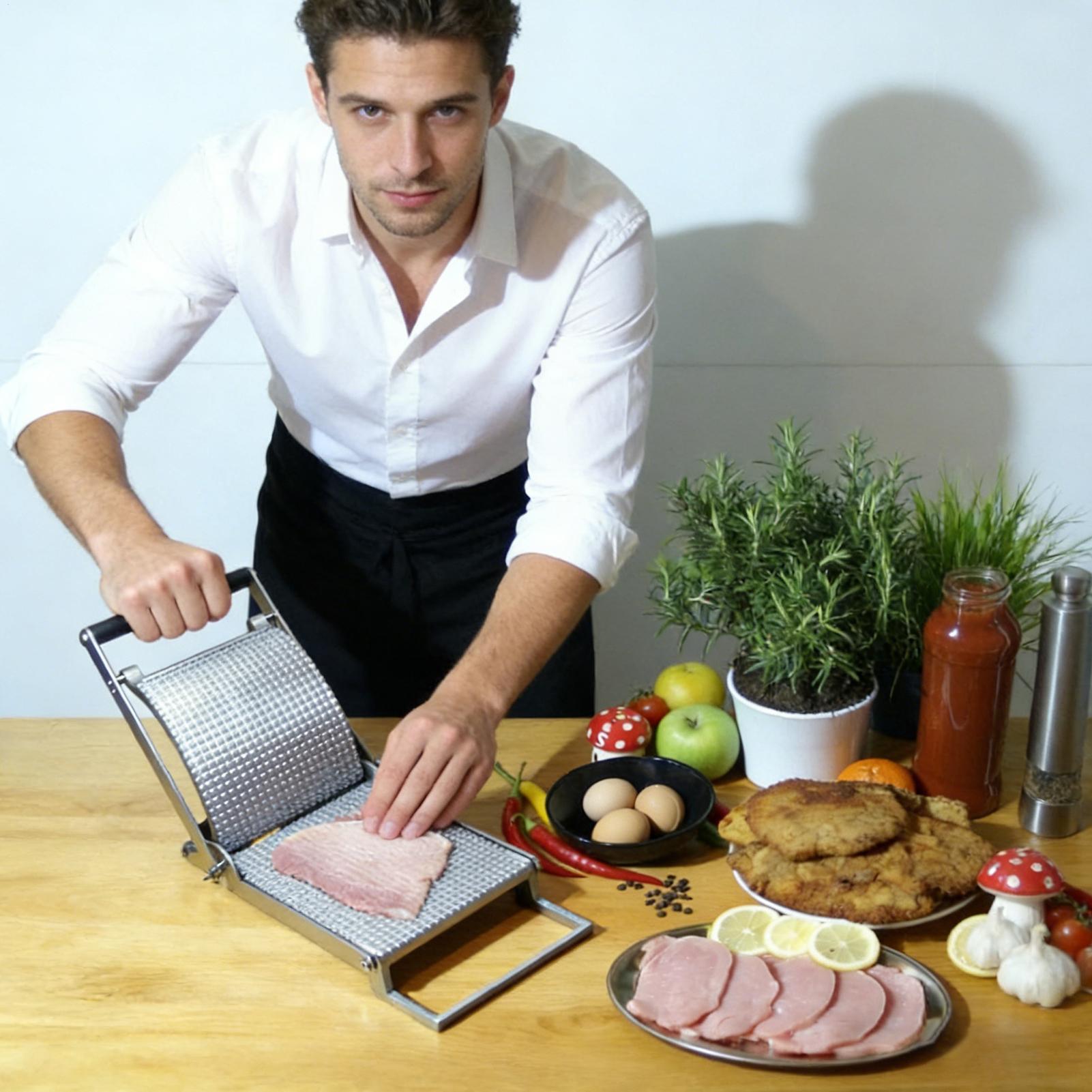 Amaciador de Carne Manual em A - Meal Prep Pork avaliação e preço