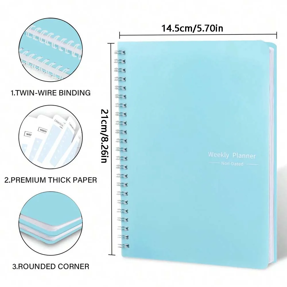 Planejador Semanal A5, Caderno - Meal Prep Planner avaliação e preço