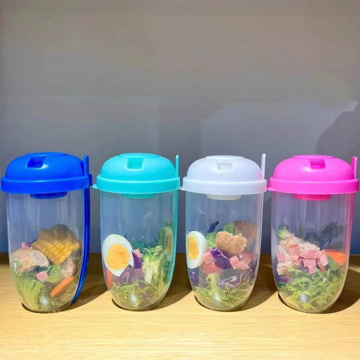 Portátil Container Set for Bre - Meal Prep Oatmeal Jars avaliação e preço