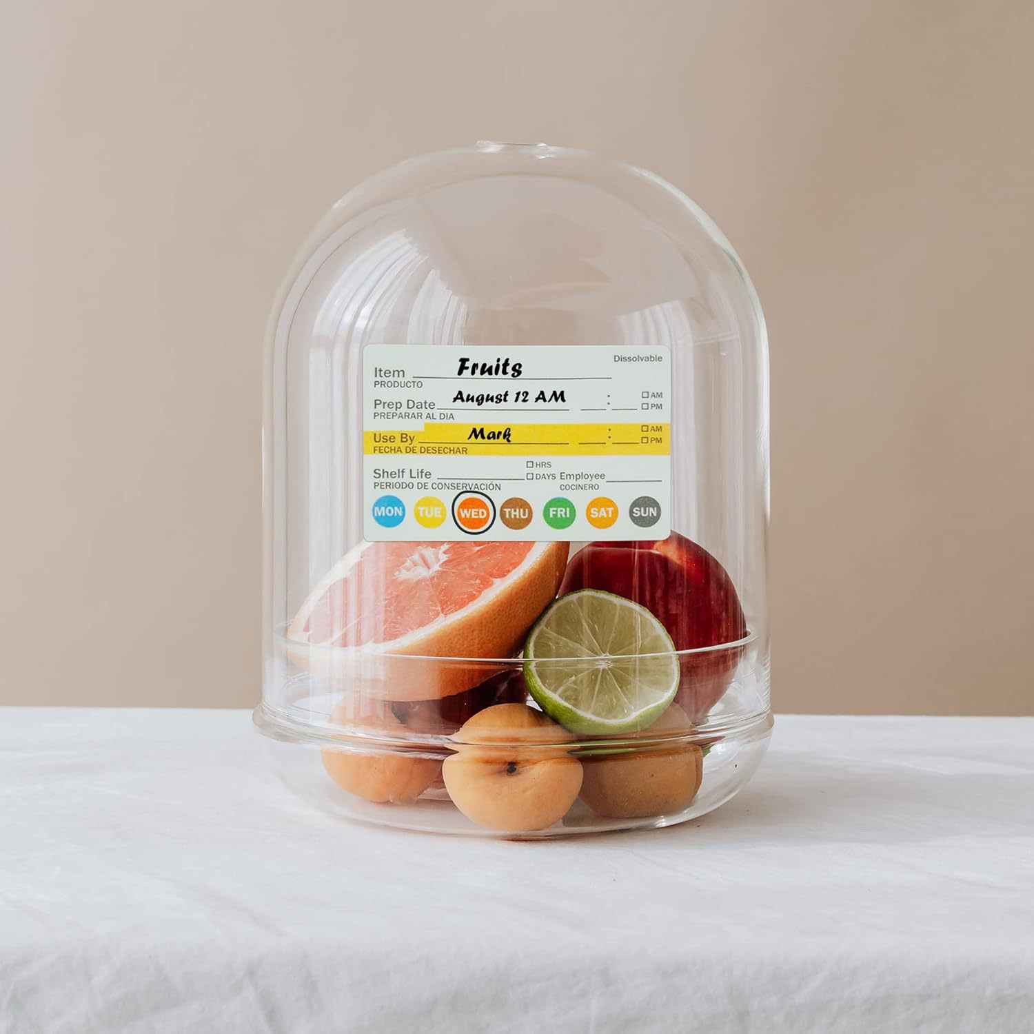 250 Etiquetas Adesivas Imperme - Meal Prep Jar avaliação e preço