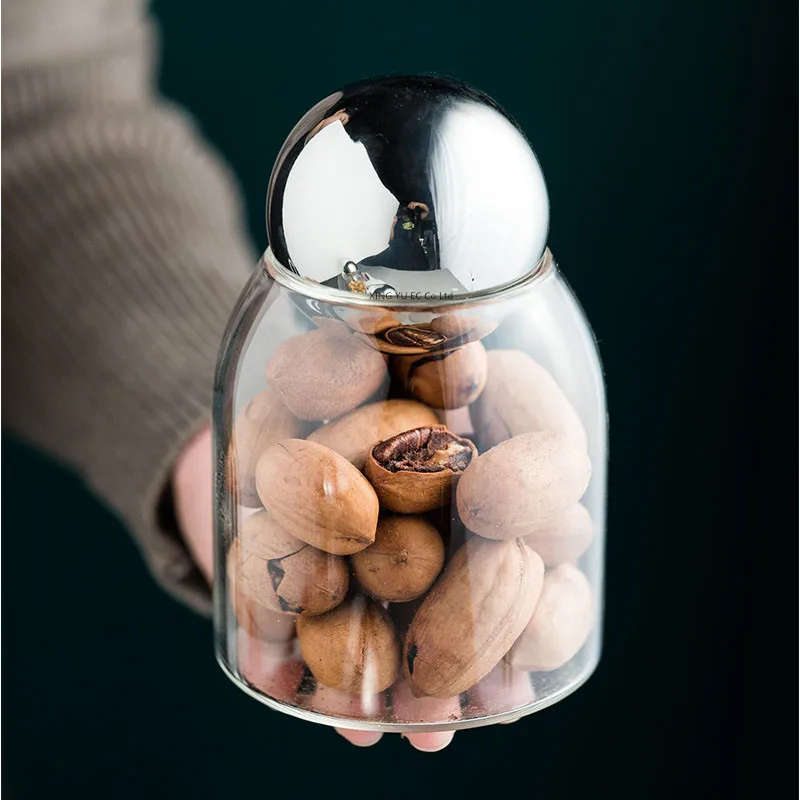 Tampa de cortiça dourada frasc - Meal Prep Jar avaliação e preço