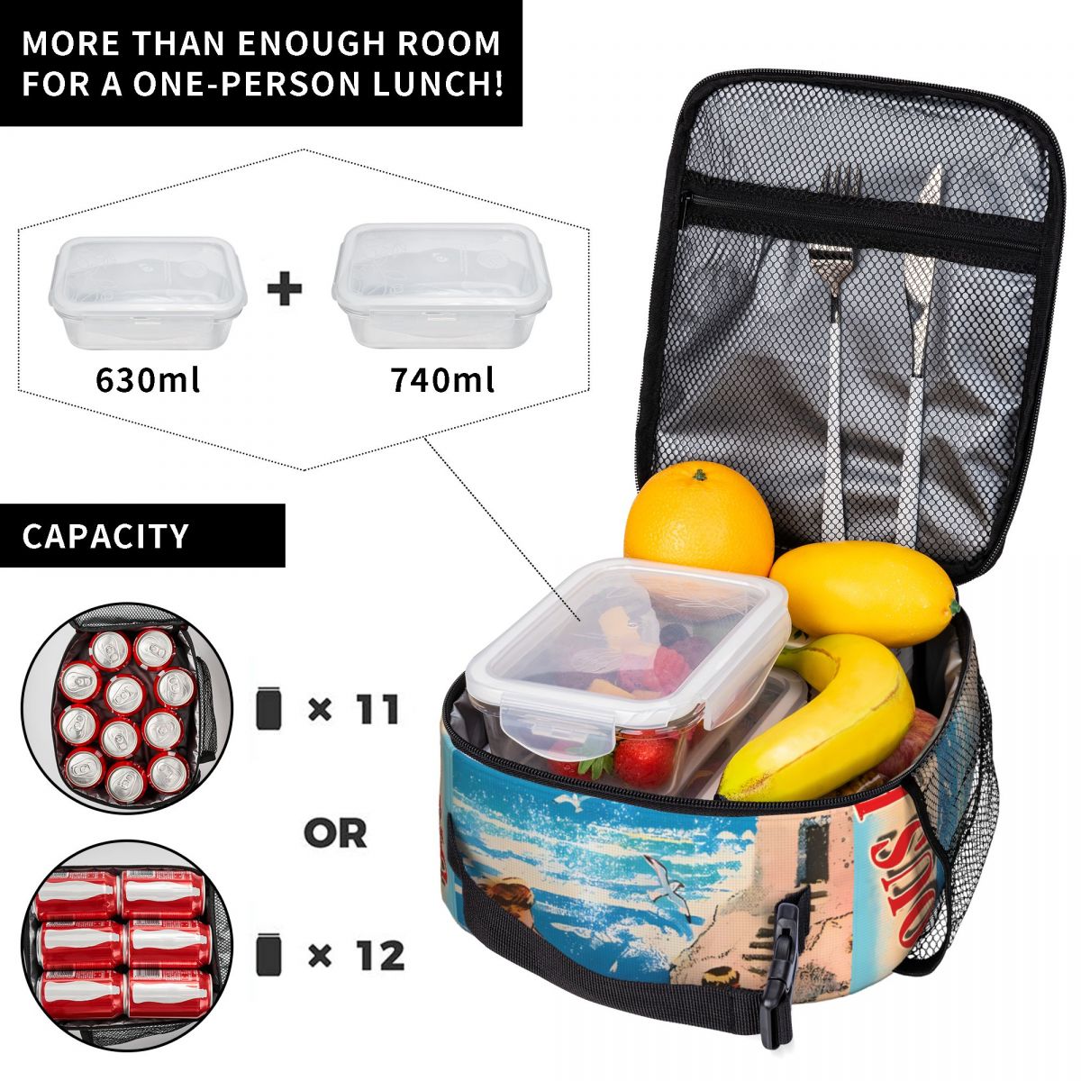 Bolsa de Almoço Compacta de Ne - Meal Prep Diet avaliação e preço