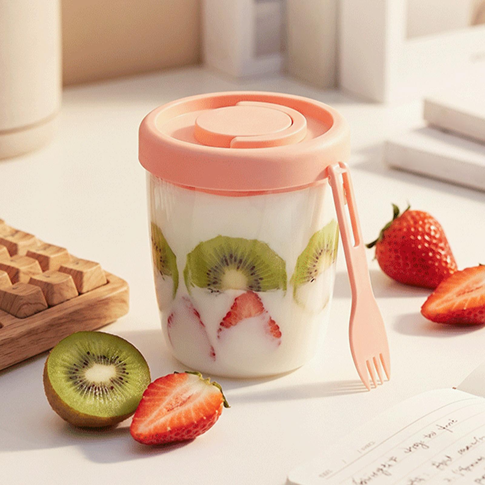 Copos de Iogurte com Tampa, Co - Meal Prep Jar avaliação e preço