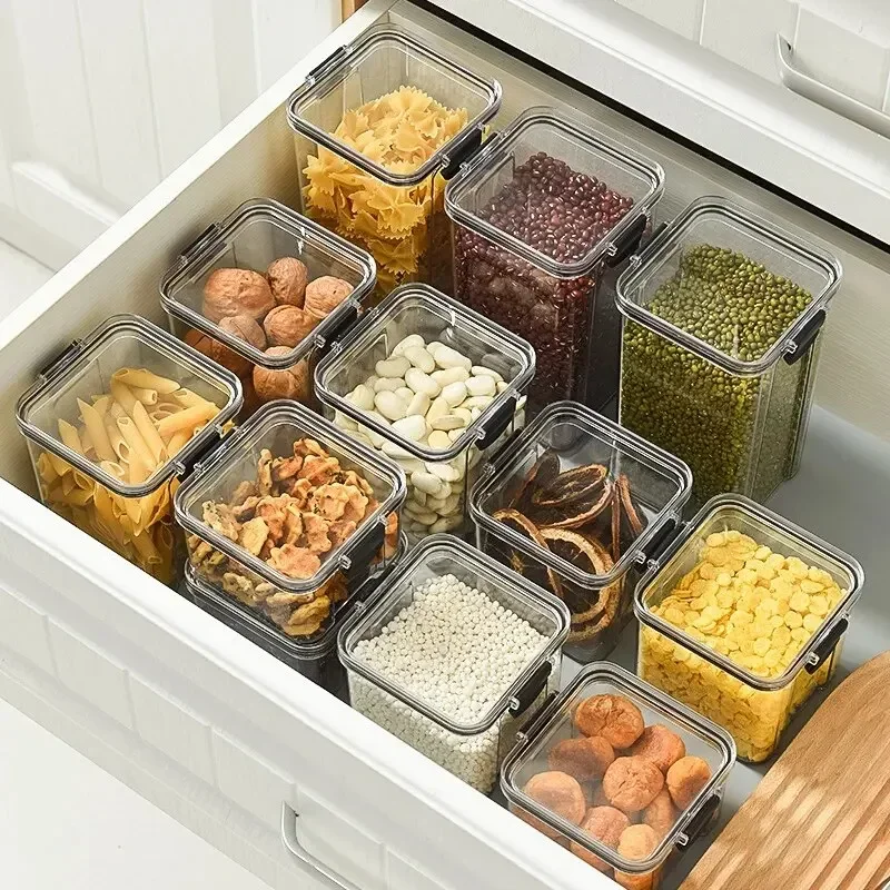 1PC Grain Sealed Jar Coarse Ce - Meal Prep Jar avaliação e preço