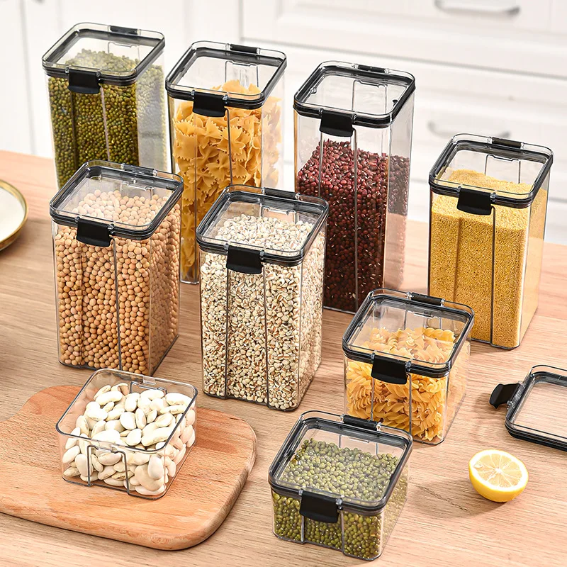 1PC Grain Sealed Jar Coarse Ce - Meal Prep Jar avaliação e preço