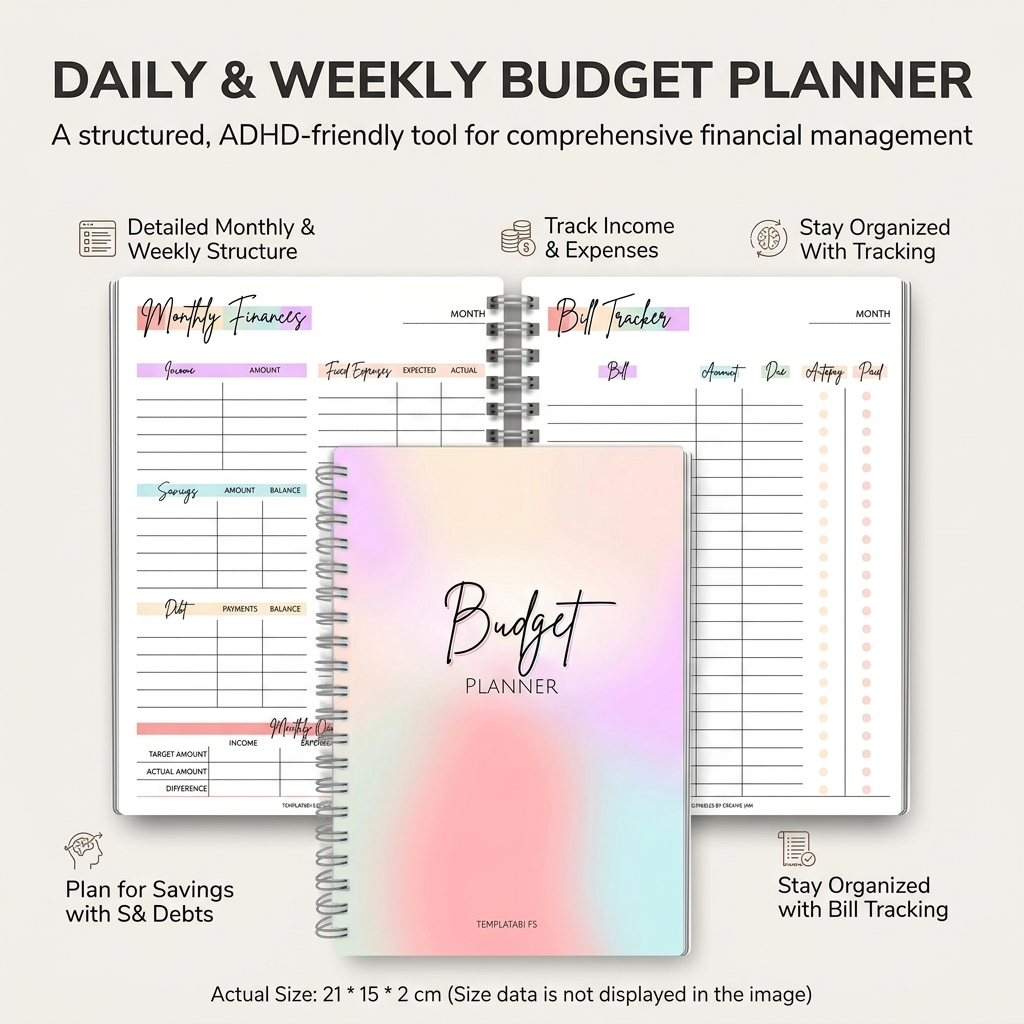 Caderno de Renda e Despesas Di - Meal Prep Planner avaliação e preço