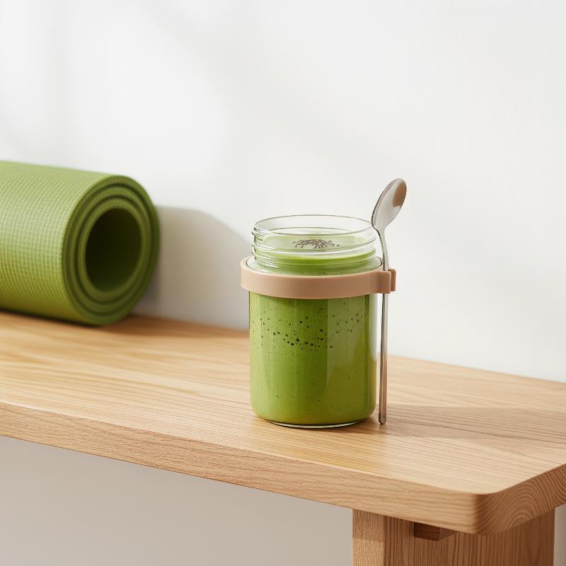 Copo de Vidro para Overnight O - Meal Prep Yogurt Cups avaliação e preço