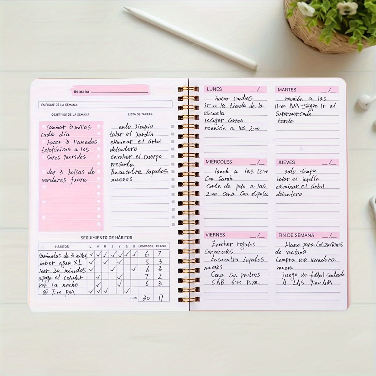 52 semanas inglês planejador s - Meal Prep Planner avaliação e preço