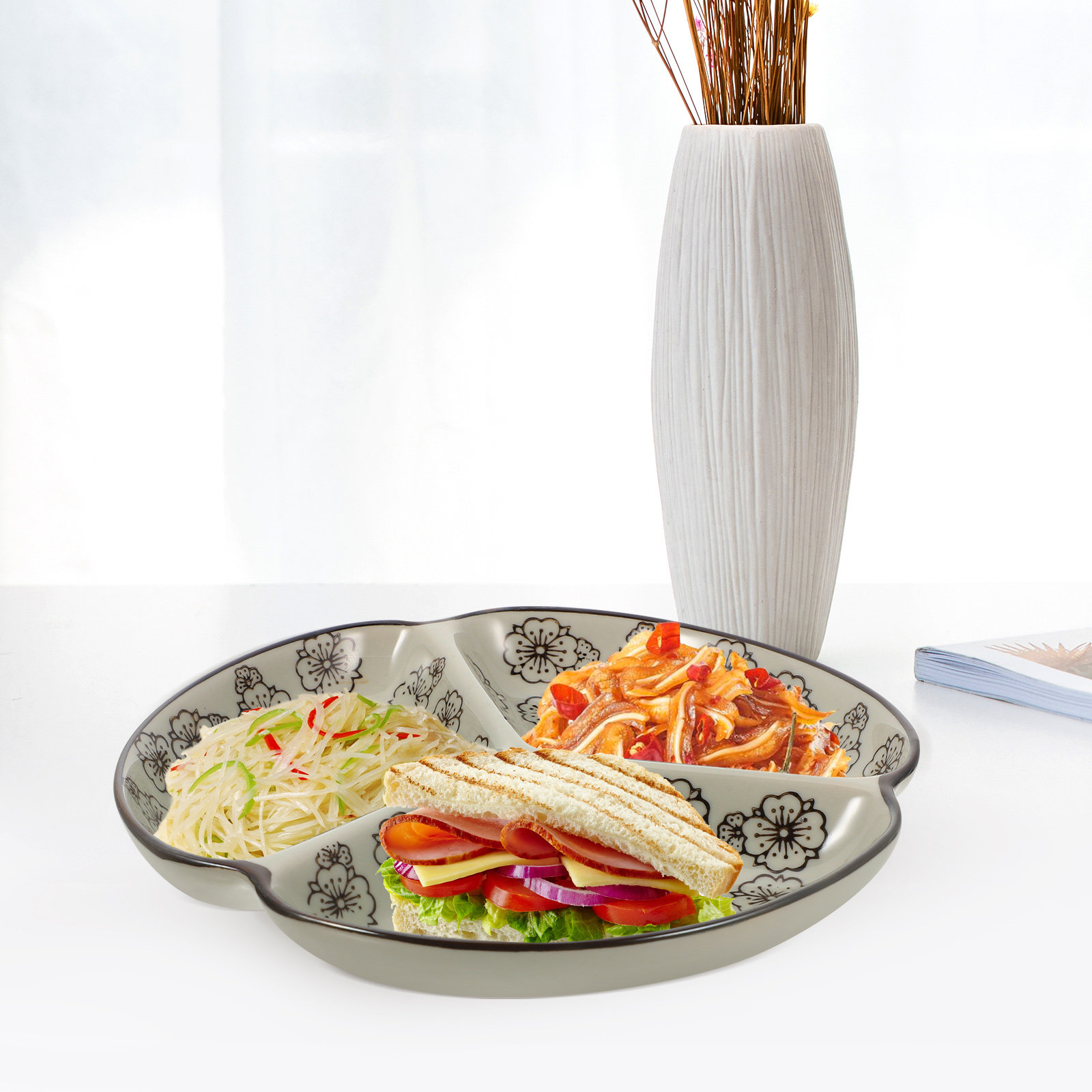 Prato Dividido em 3 Compartime - Meal Prep Diet avaliação e preço