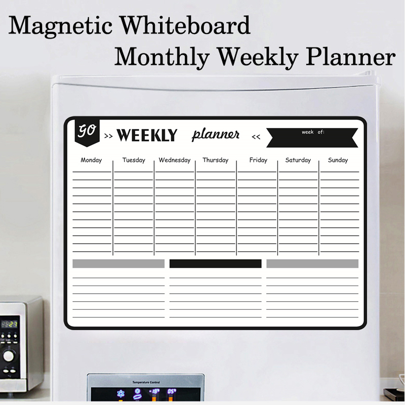 A3 tamanho magnético mensal pl - Meal Prep Planner avaliação e preço