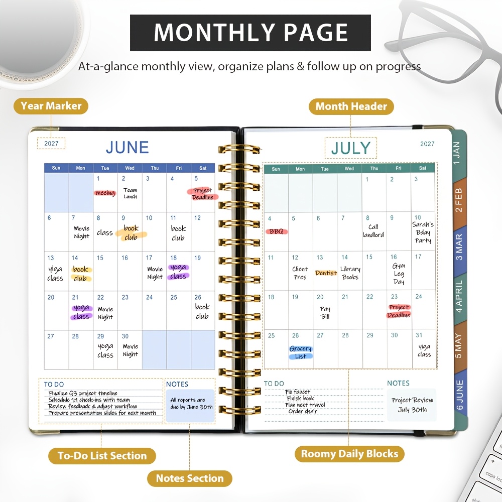 Agenda Diária 2027 com Encader - Meal Prep Planner avaliação e preço