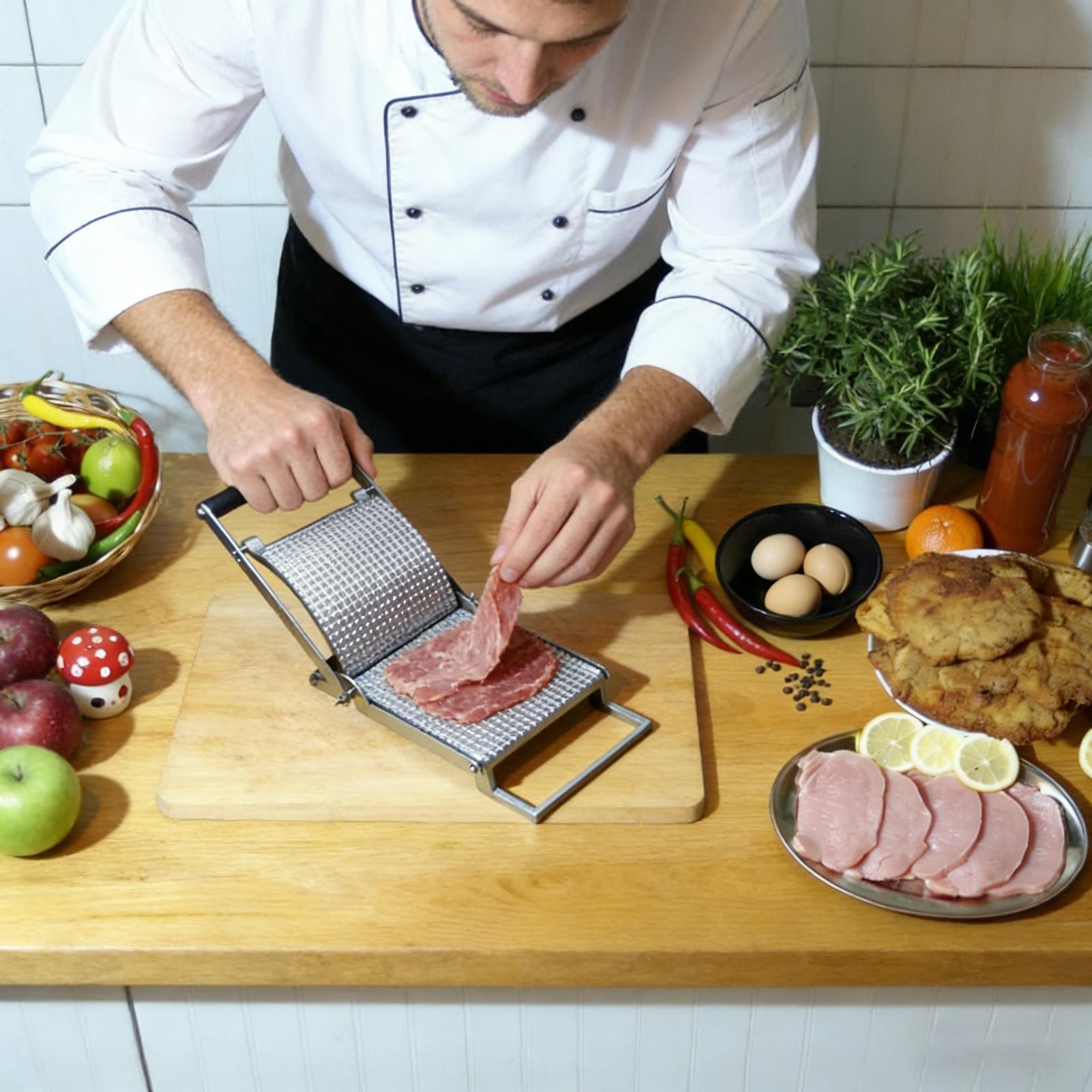 Amaciador de Carne Manual em A - Meal Prep Pork avaliação e preço