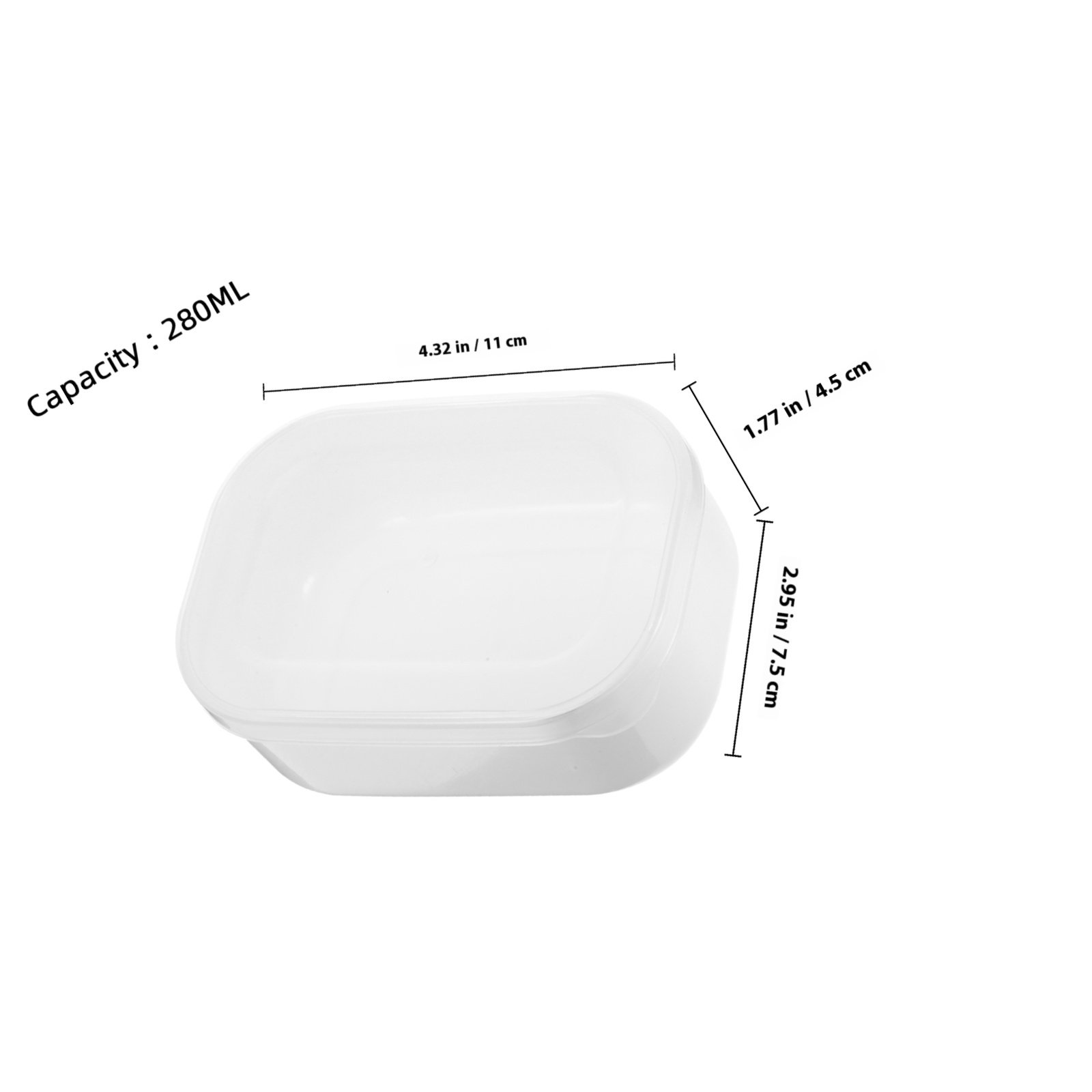 Conjunto de 5 Caixas Empilháve - Meal Prep Diet avaliação e preço