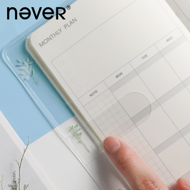 Nunca kawaii transparente note - Meal Prep Planner avaliação e preço
