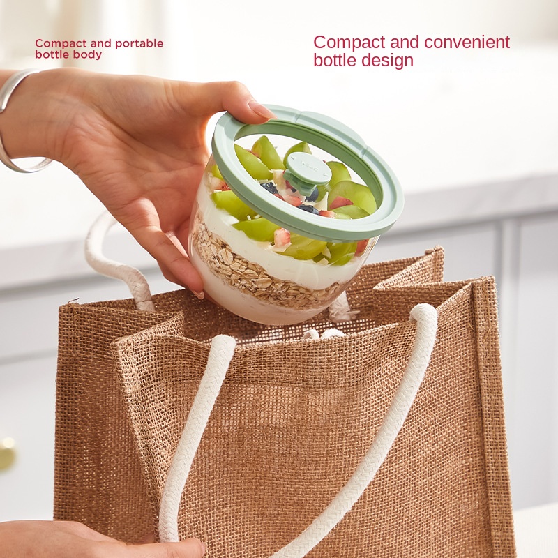 Recipiente de Vidro para Overn - Meal Prep Yogurt Cups avaliação e preço