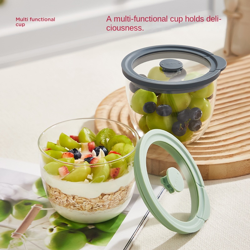 Recipiente de Vidro para Overn - Meal Prep Yogurt Cups avaliação e preço