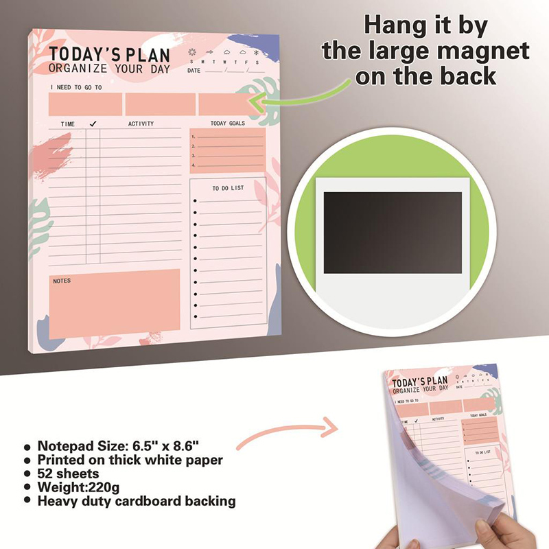 Bloco de notas magnético diári - Meal Prep Planner avaliação e preço