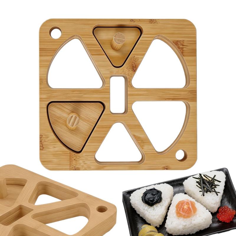 Molde de Madeira para Onigiri  - Meal Prep Japanese avaliação e preço